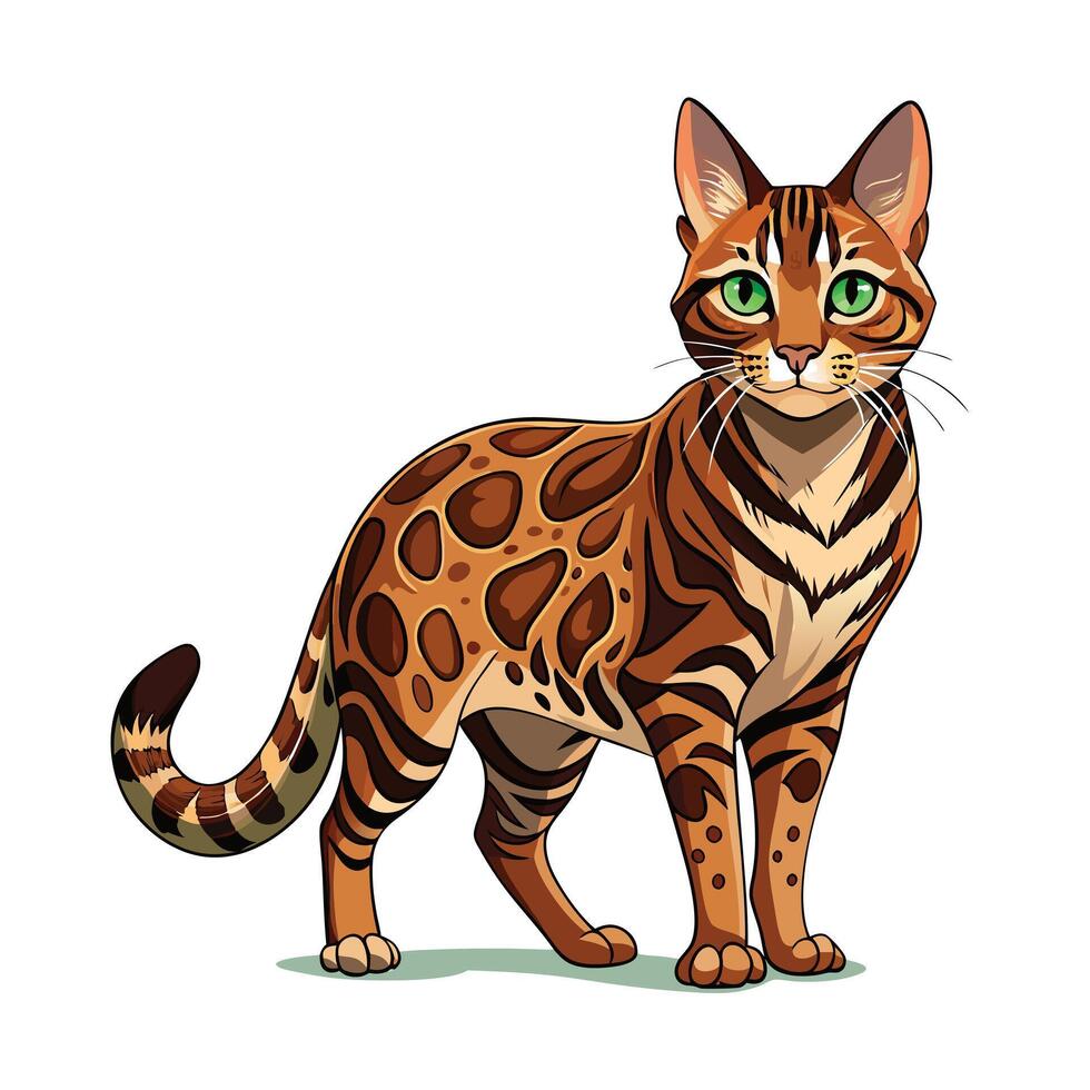 Realistic Illustration of Popular Pet Cat vector