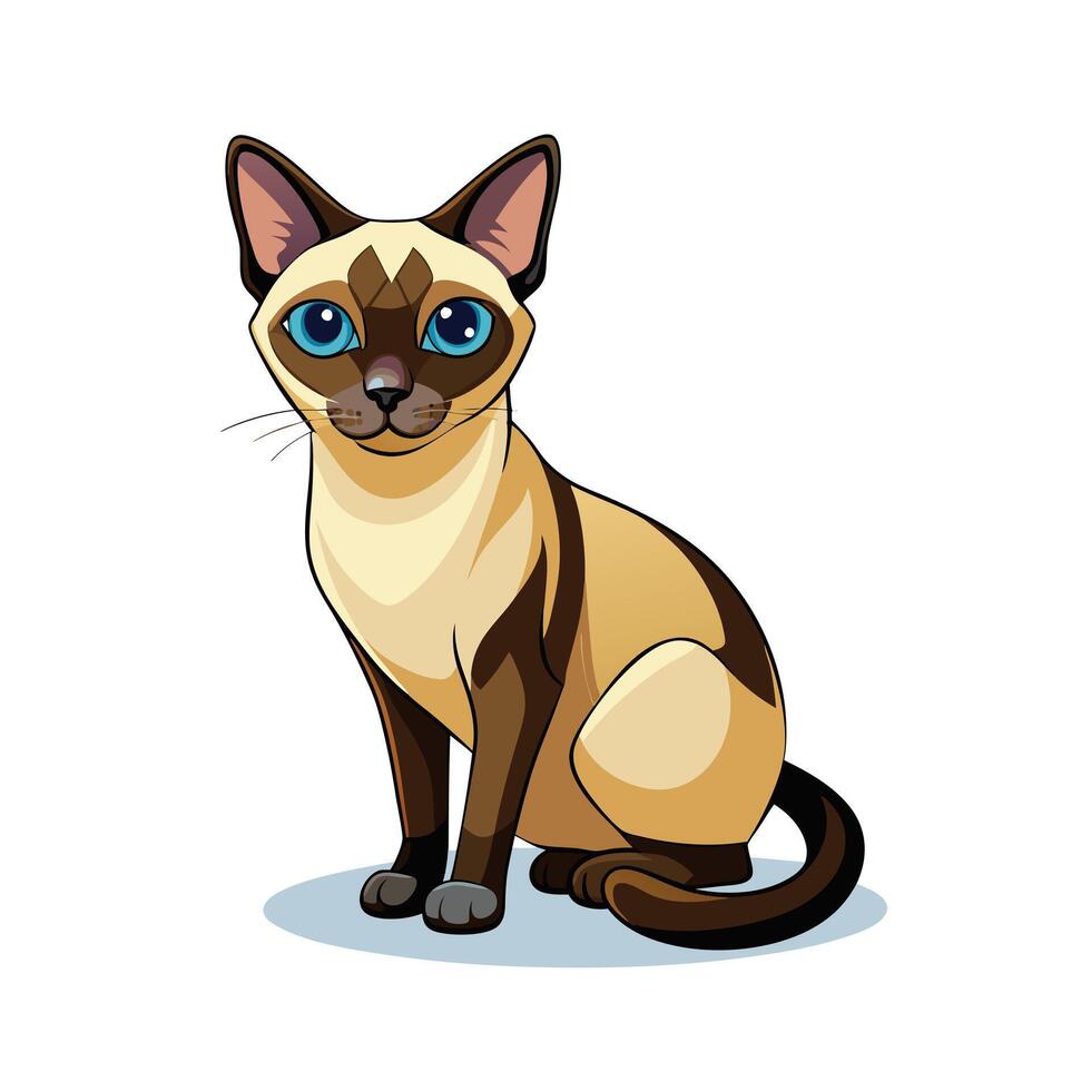 Realistic Illustration of Popular Pet Cat vector
