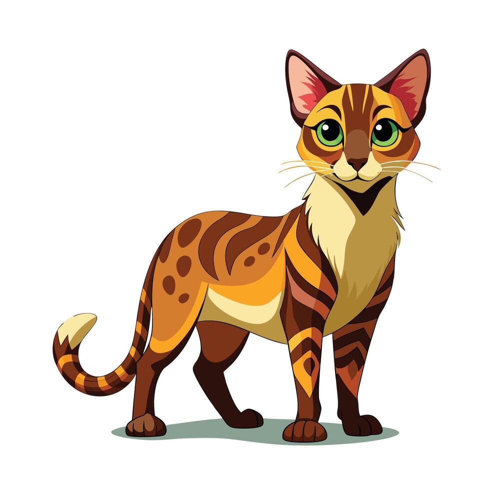 Realistic Illustration of Popular Pet Cat vector