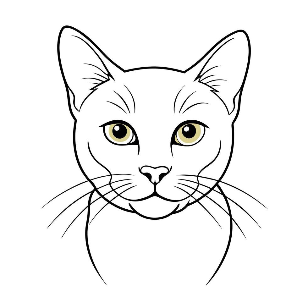 Realistic Illustration of Popular Pet Cat vector
