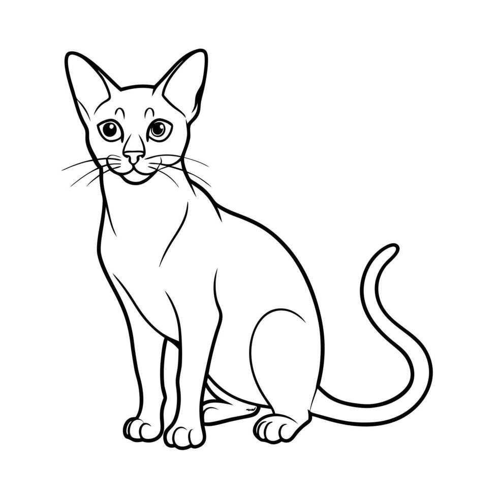 Realistic Illustration of Popular Pet Cat vector