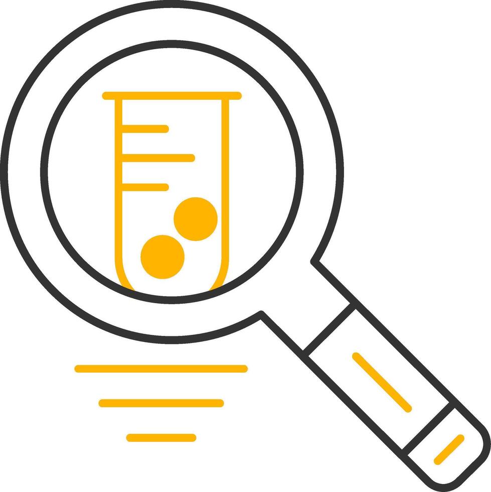 Analysis Line Two Color Icon vector