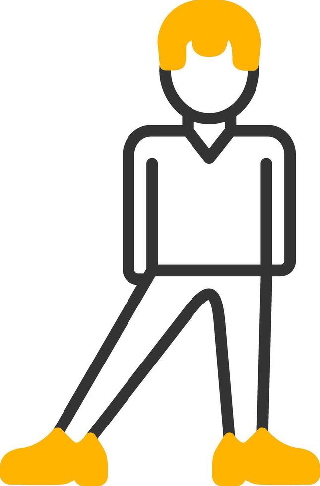 Balanced Line Two Color Icon vector