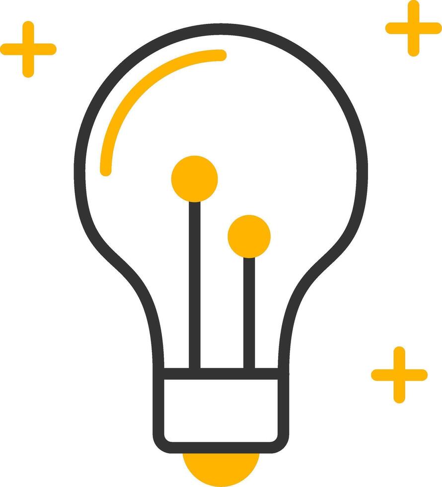 Idea Line Two Color Icon vector