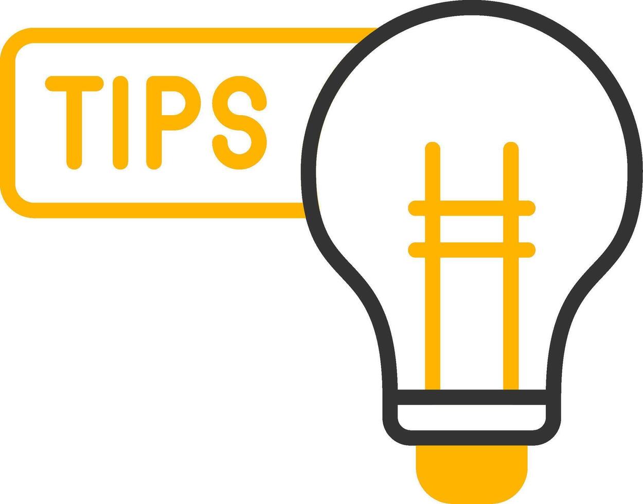 Tips Line Two Color Icon vector