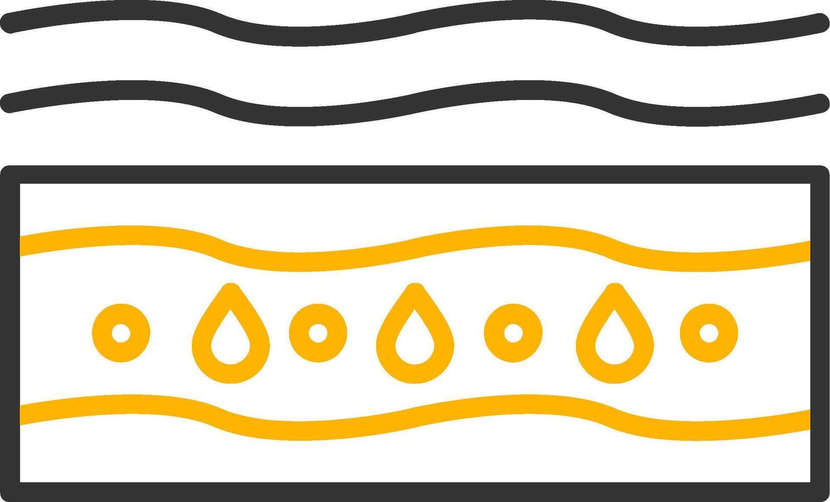 Moisturizing Line Two Color Icon vector