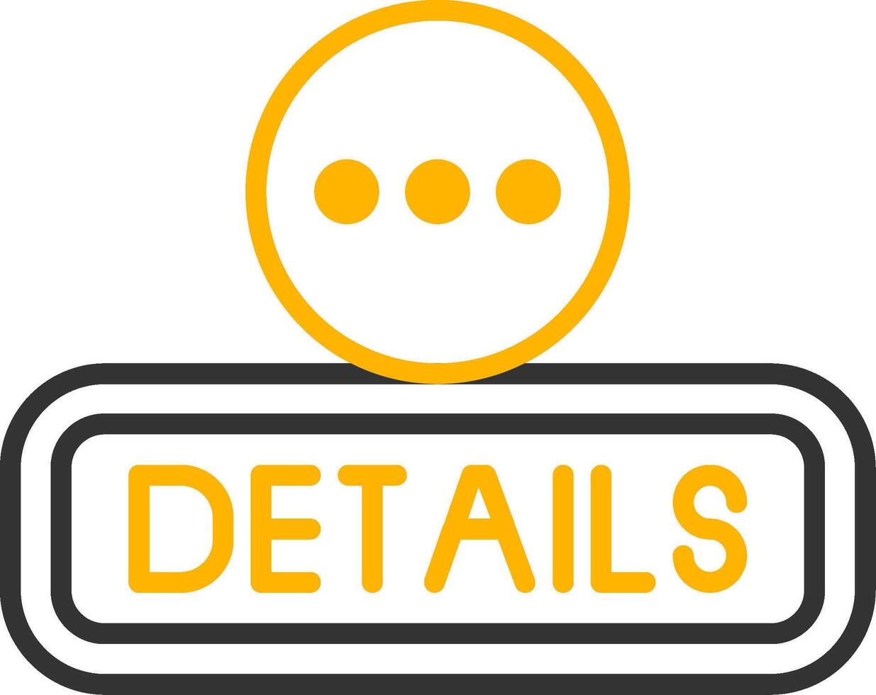 Details Line Two Color Icon vector
