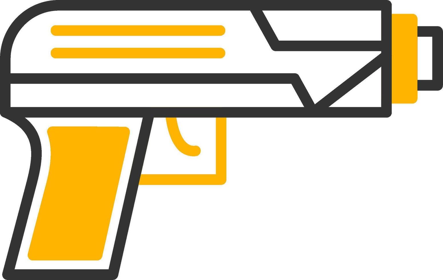 Starting Gun Line Two Color Icon vector