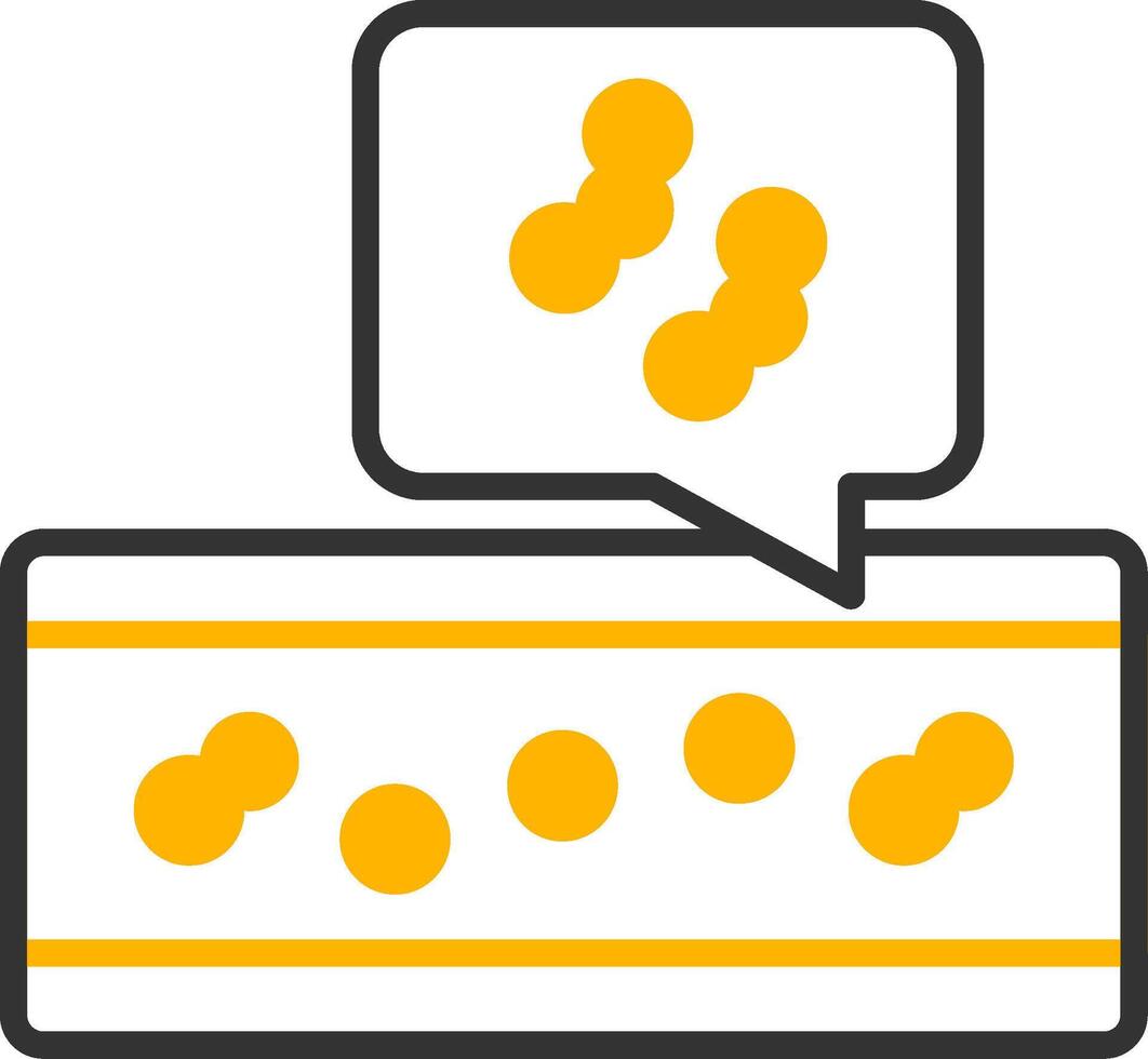 Thrombosis Line Two Color Icon vector
