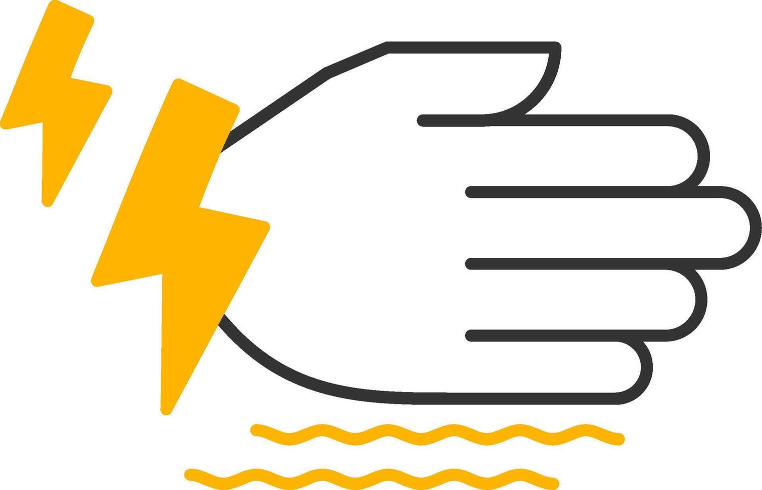 Tremor Line Two Color Icon vector
