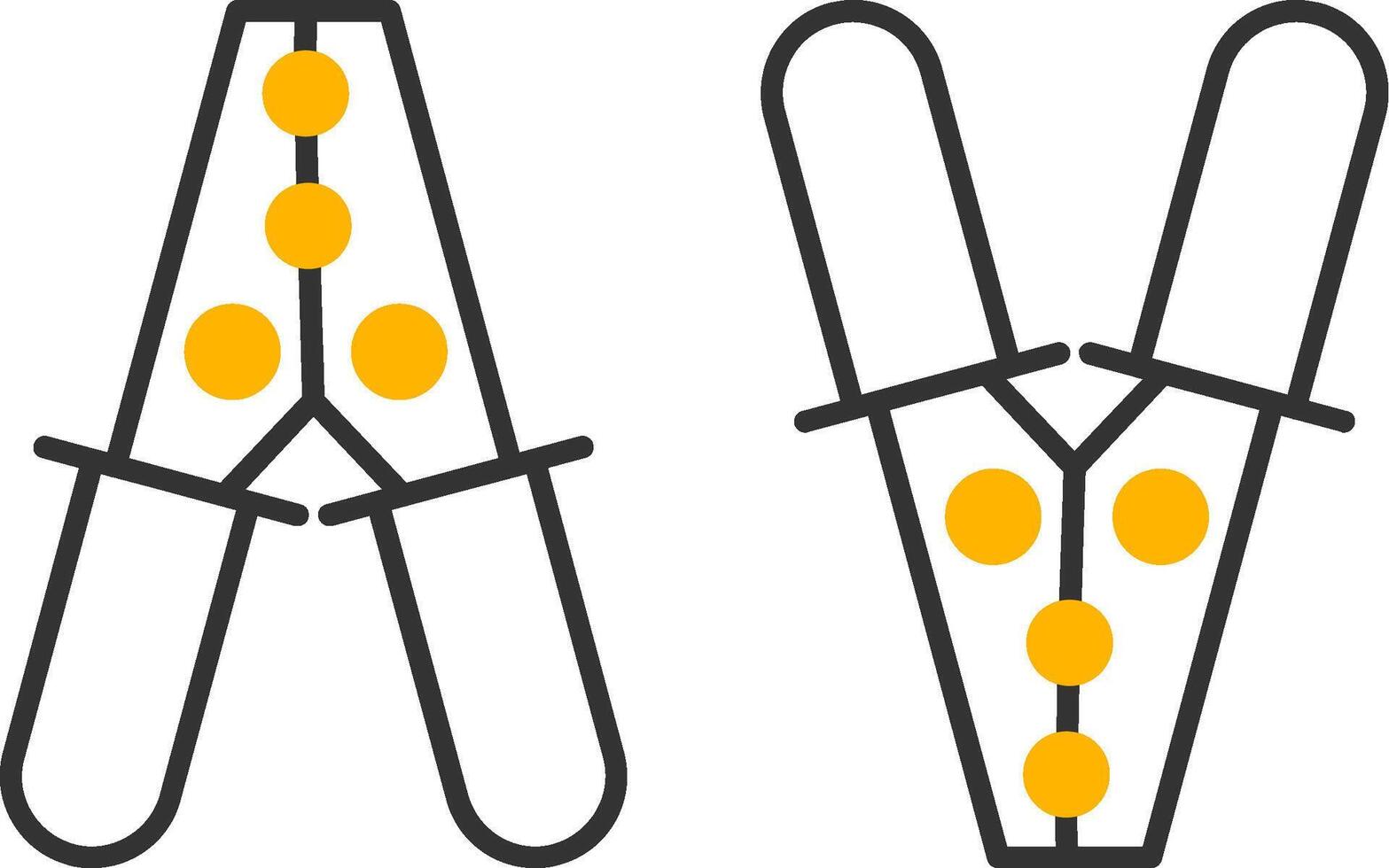 Jumper Line Two Color Icon vector