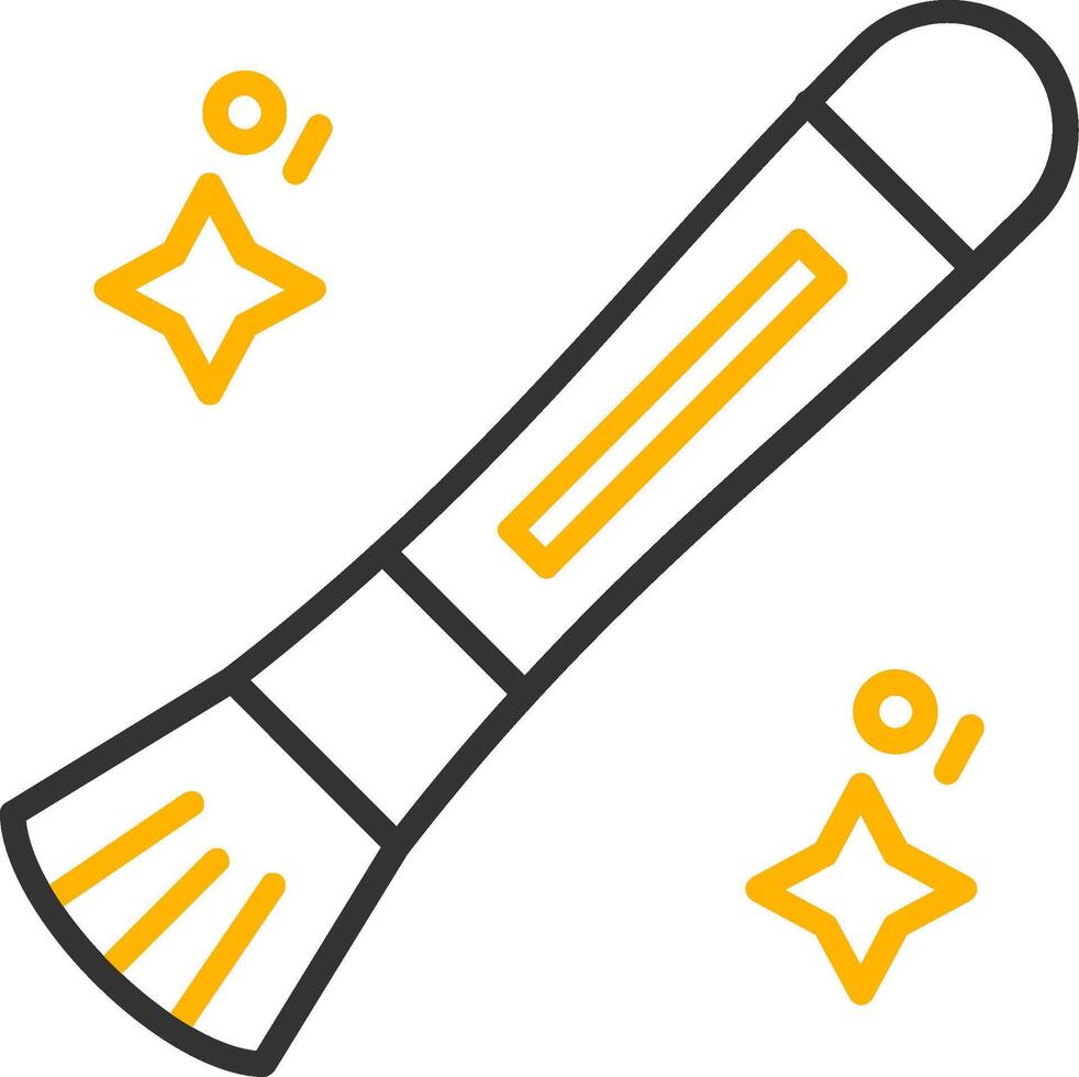 Brush Line Two Color Icon vector