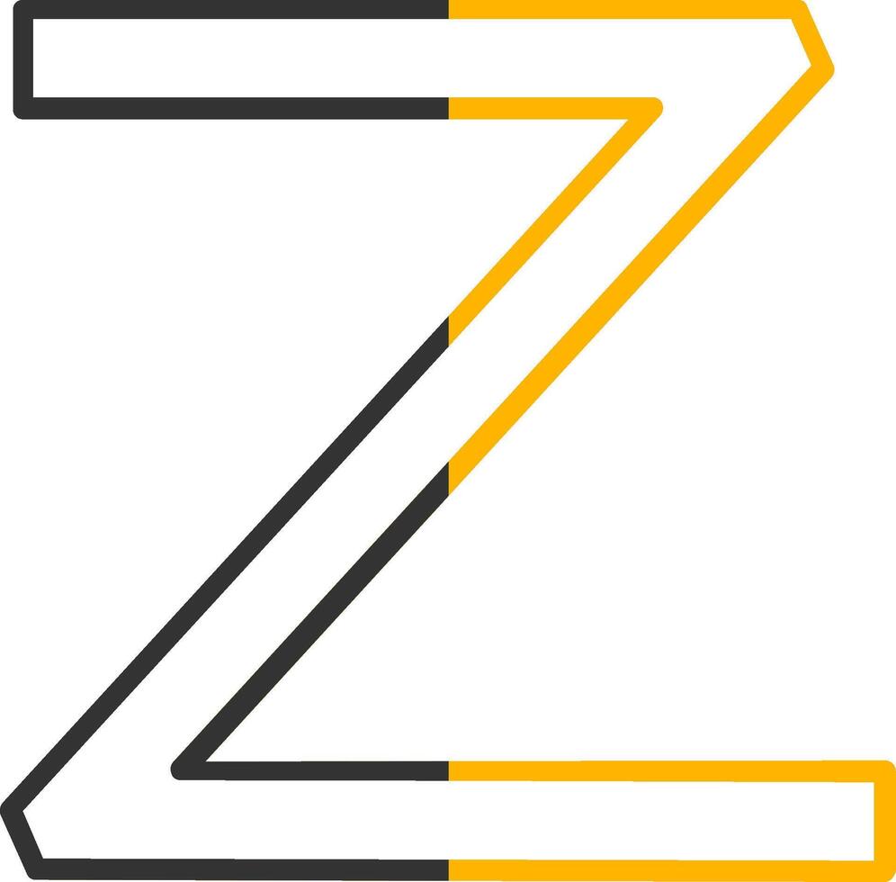 Capital Z Icon vector