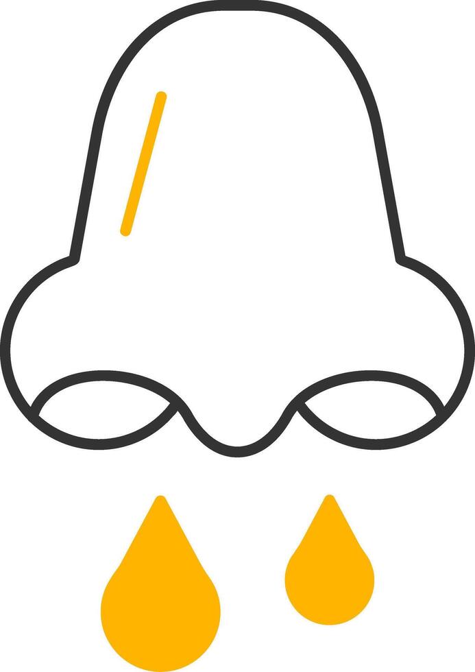 Congestion Line Two Color Icon vector