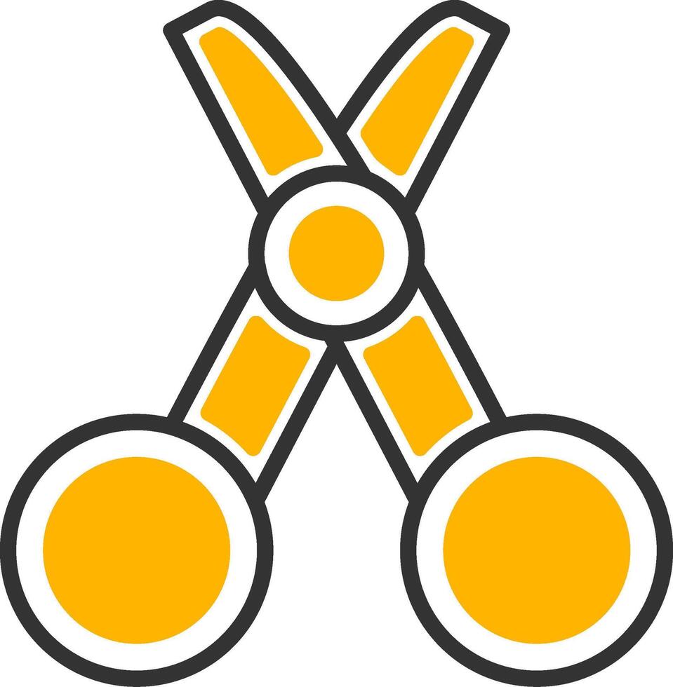 Tailor Line Two Color Icon vector