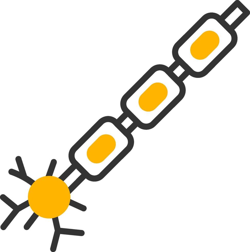 Myelin Line Two Color Icon vector
