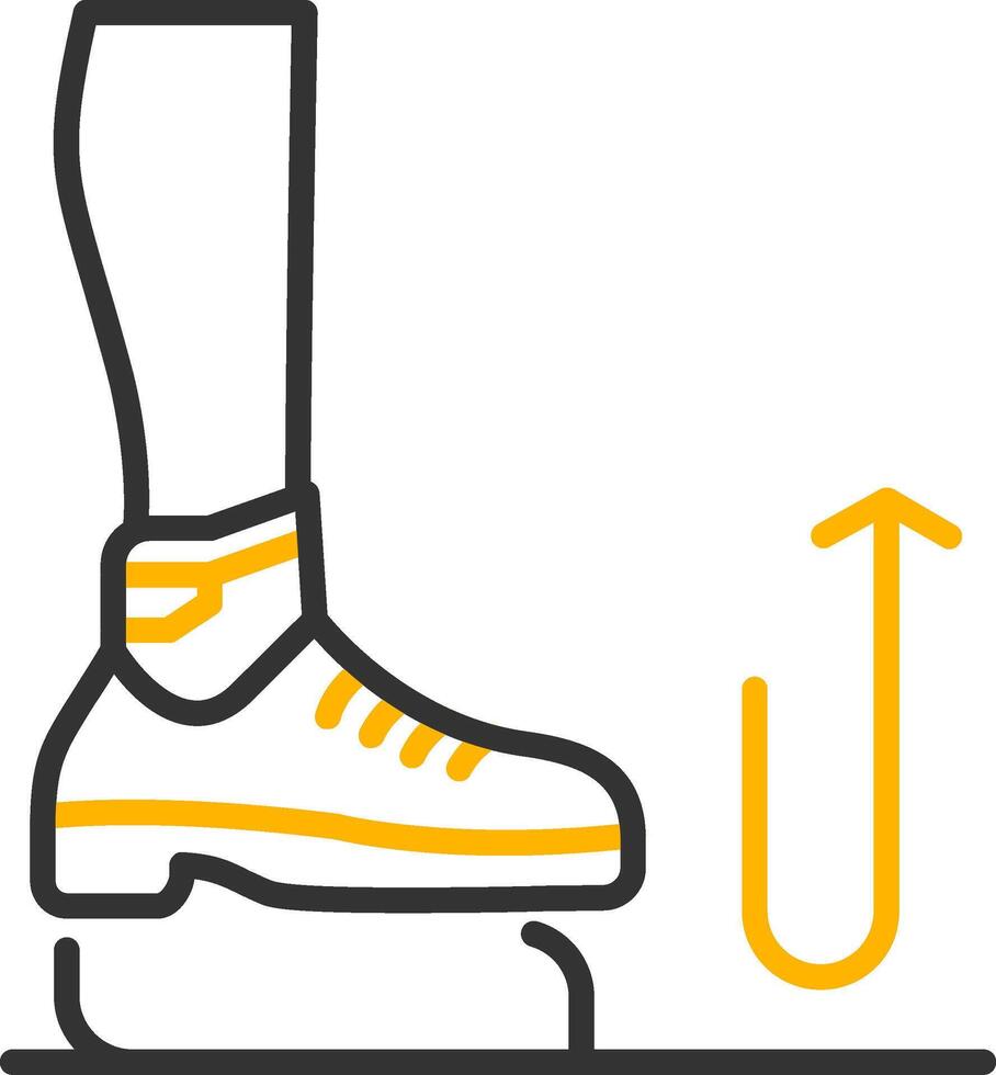 Stomp Line Two Color Icon vector