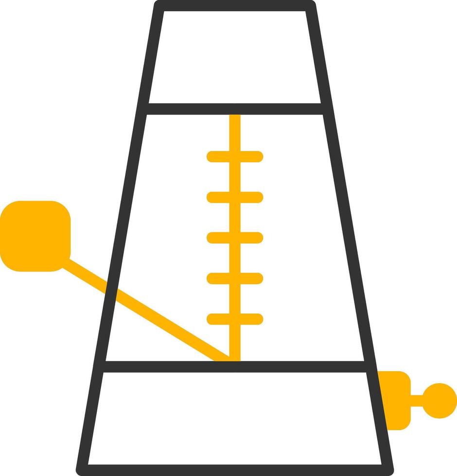 Tempo Line Two Color Icon vector