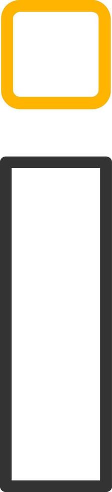 Small i Icon vector