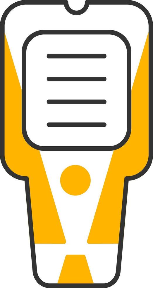 Stud Finder Line Two Color Icon vector
