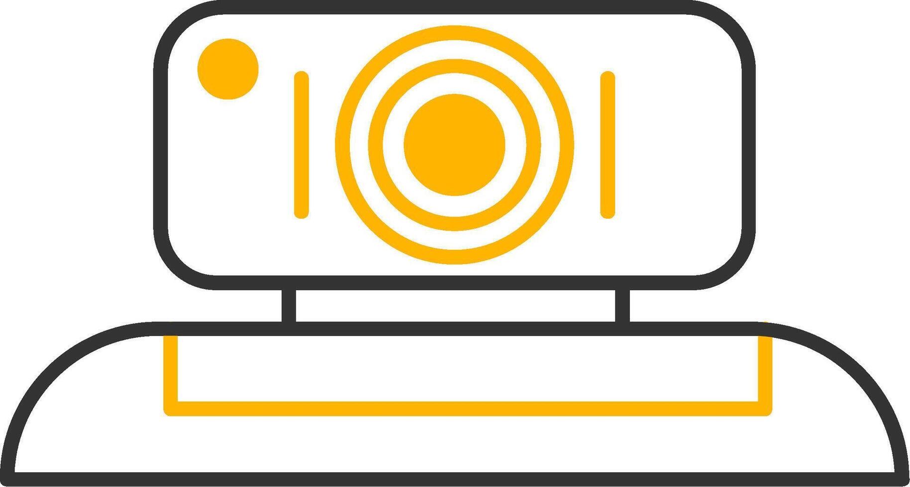 Webcam Line Two Color Icon vector