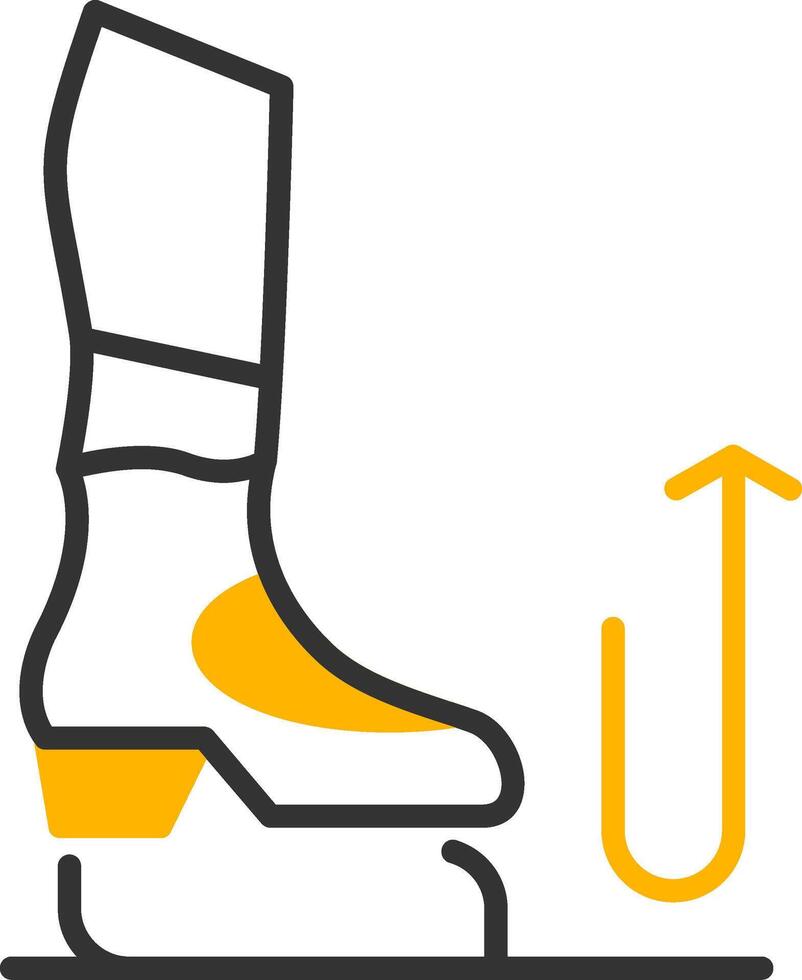Stomp Line Two Color Icon vector