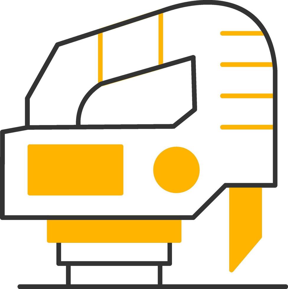 Jigsaw Line Two Color Icon vector