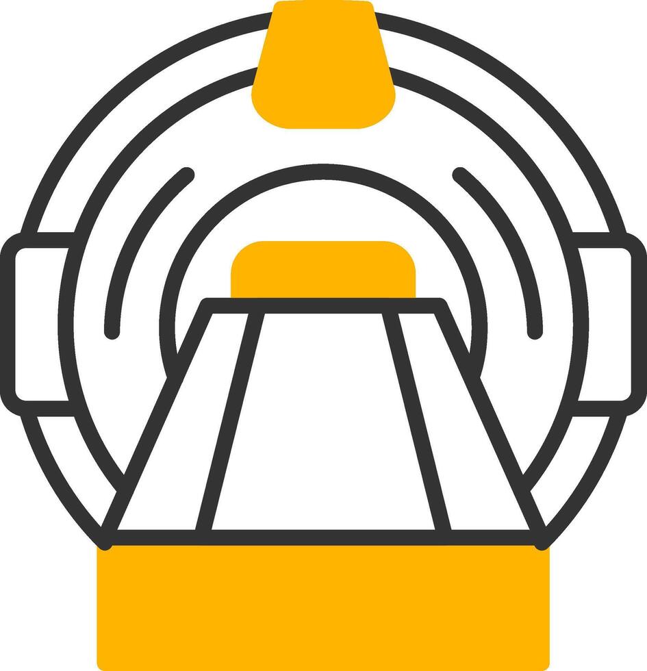 Mri Line Two Color Icon vector
