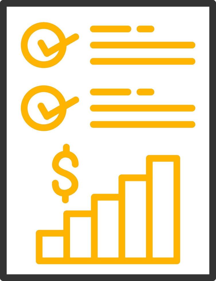 Guidance Line Two Color Icon vector