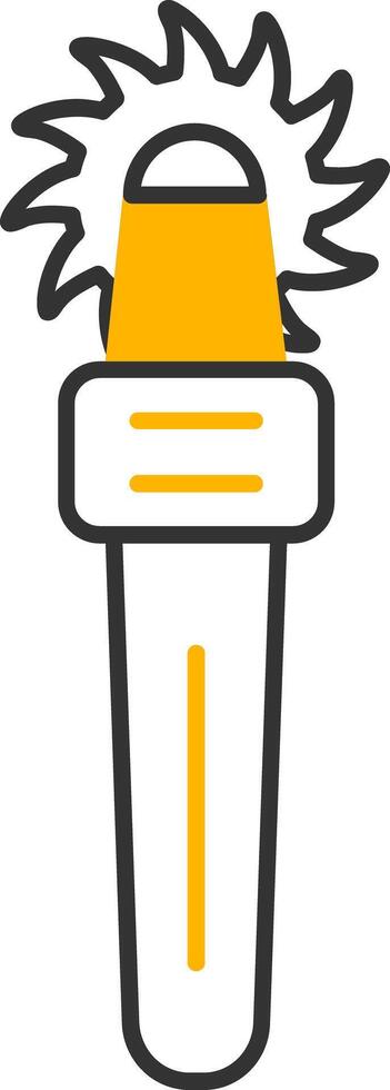 Concrete Saw Line Two Color Icon vector