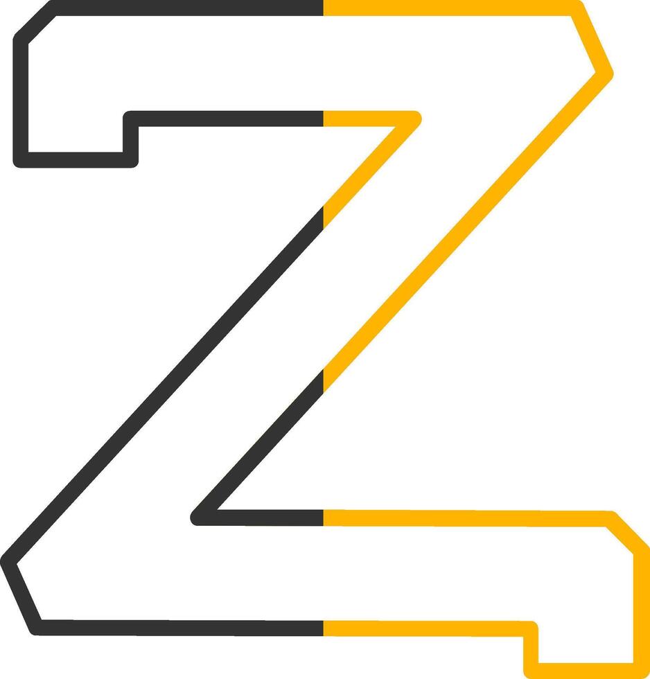 Small z Icon vector