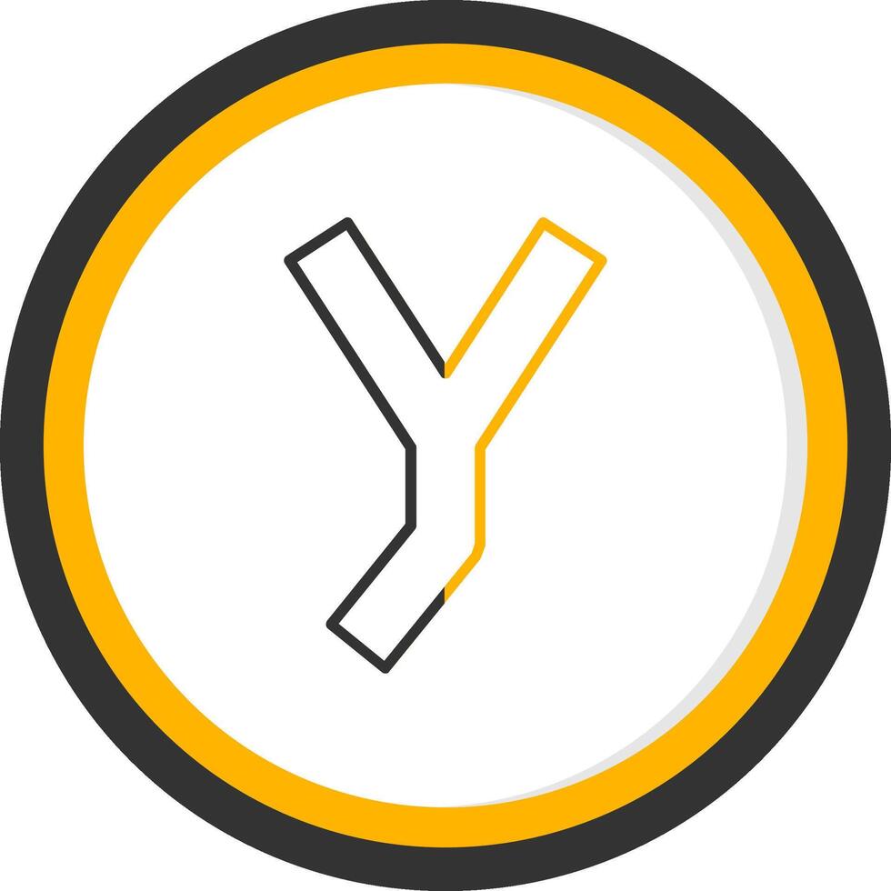 Small y Icon vector
