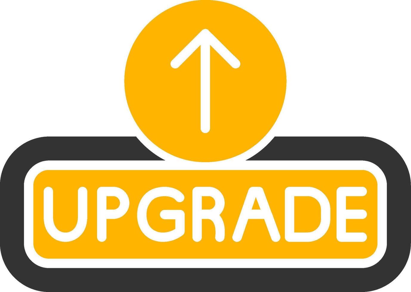 Upgrade Glyph Two Color Icon vector