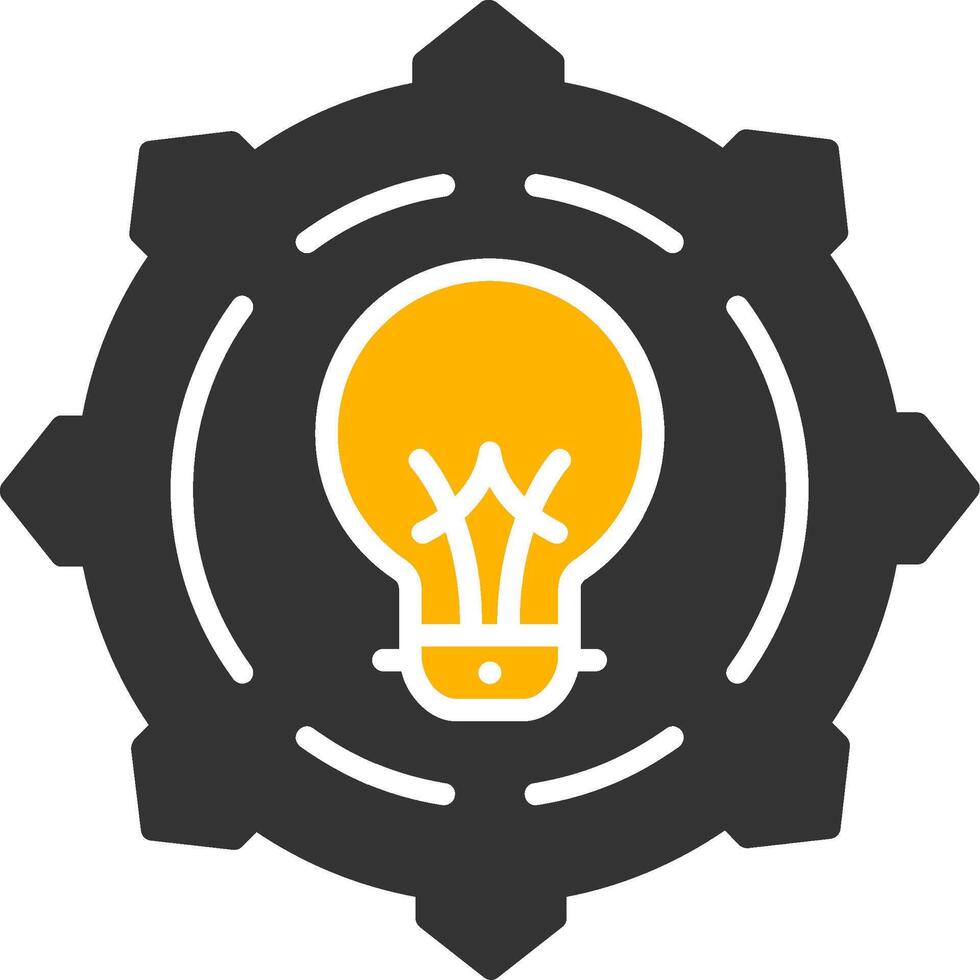 Innovation Glyph Two Color Icon vector