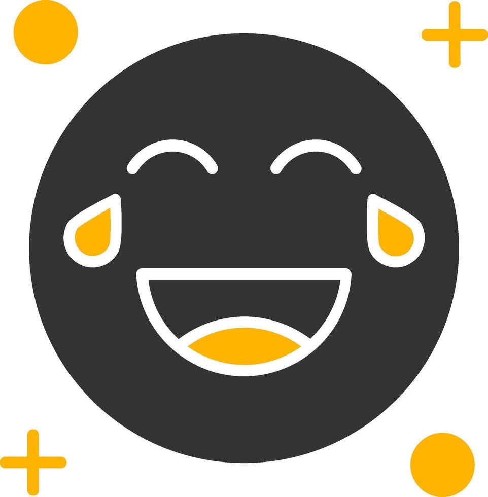 Sweat Glyph Two Color Icon vector