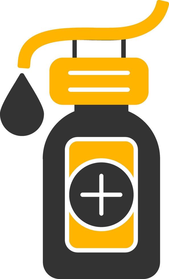 Sanitation Glyph Two Color Icon vector