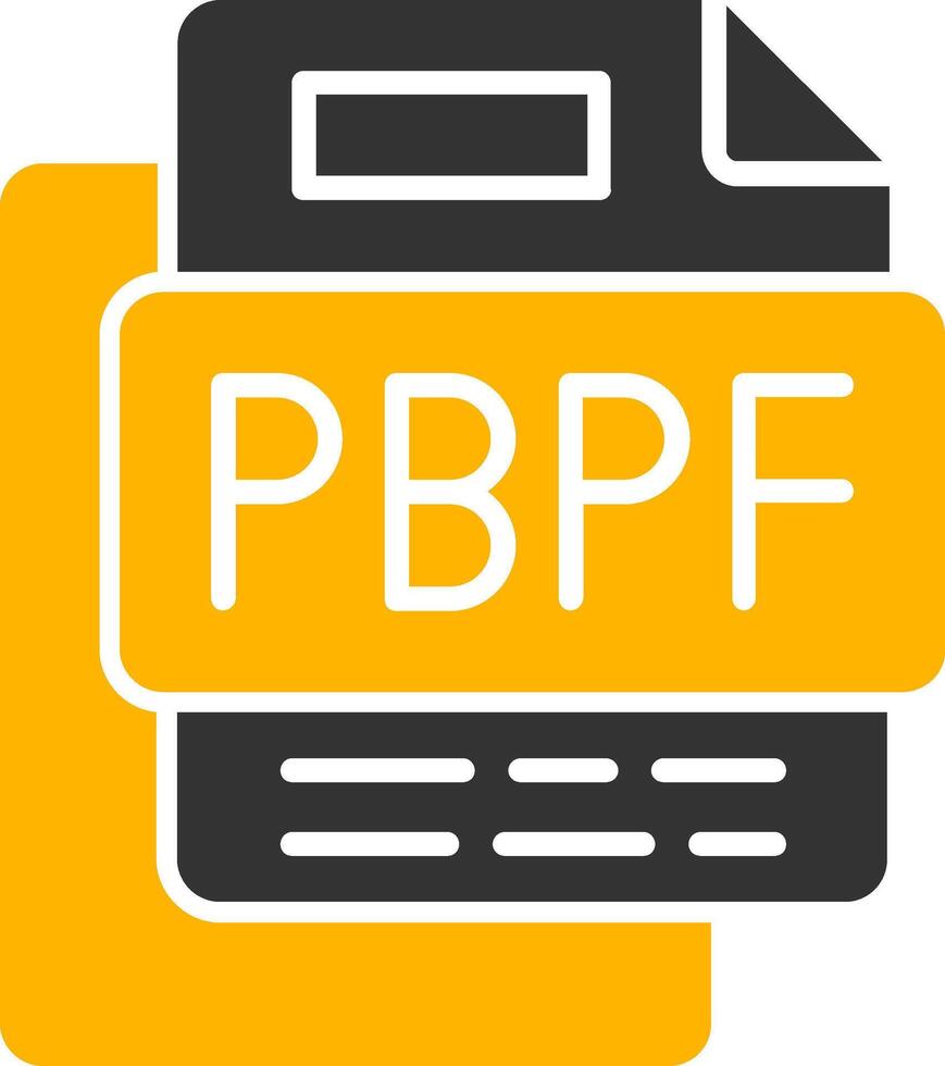 Ppt Business Presentation File Glyph Two Color Icon vector