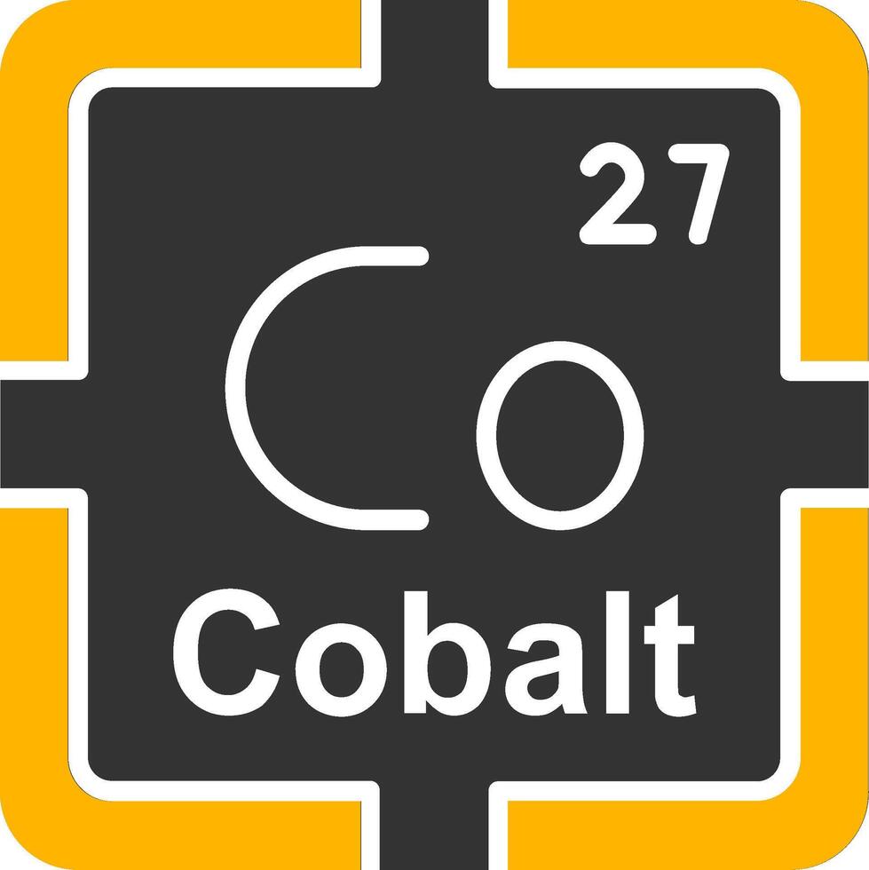 Cobalt Glyph Two Color Icon vector