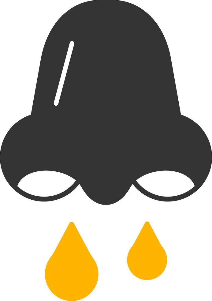 Congestion Glyph Two Color Icon vector