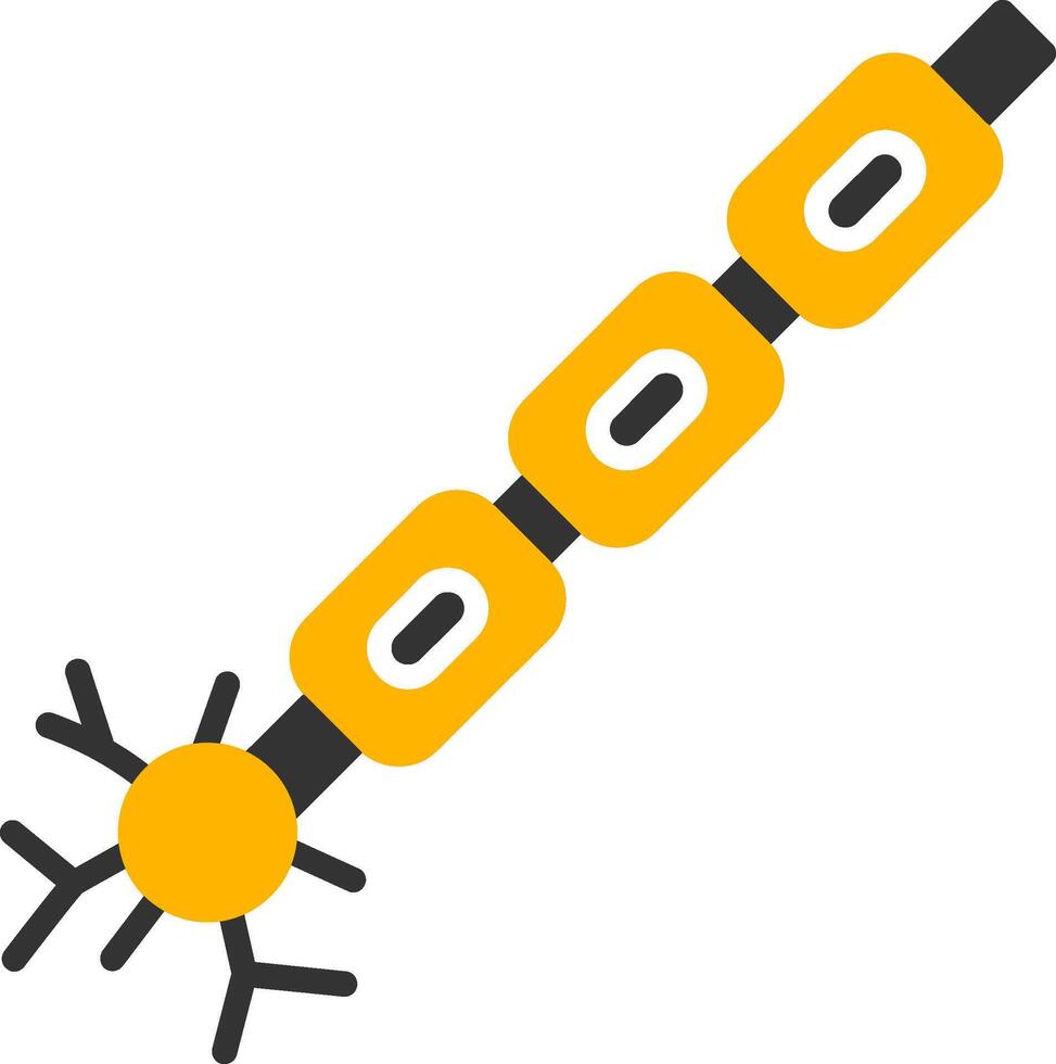 Myelin Glyph Two Color Icon vector