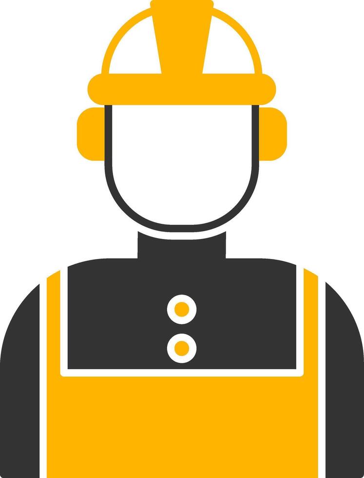 Technician Glyph Two Color Icon vector