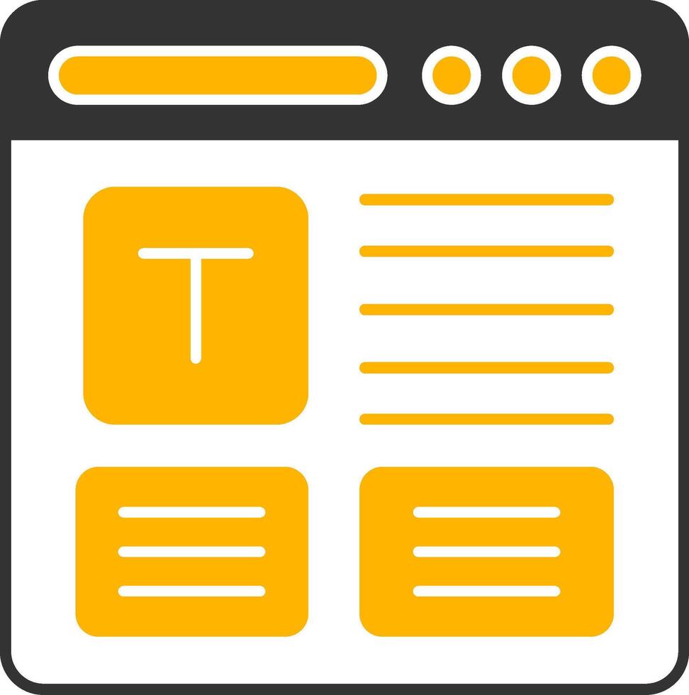 Refresh Glyph Two Color Icon vector