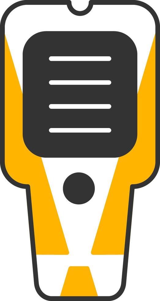 Stud Finder Glyph Two Color Icon vector