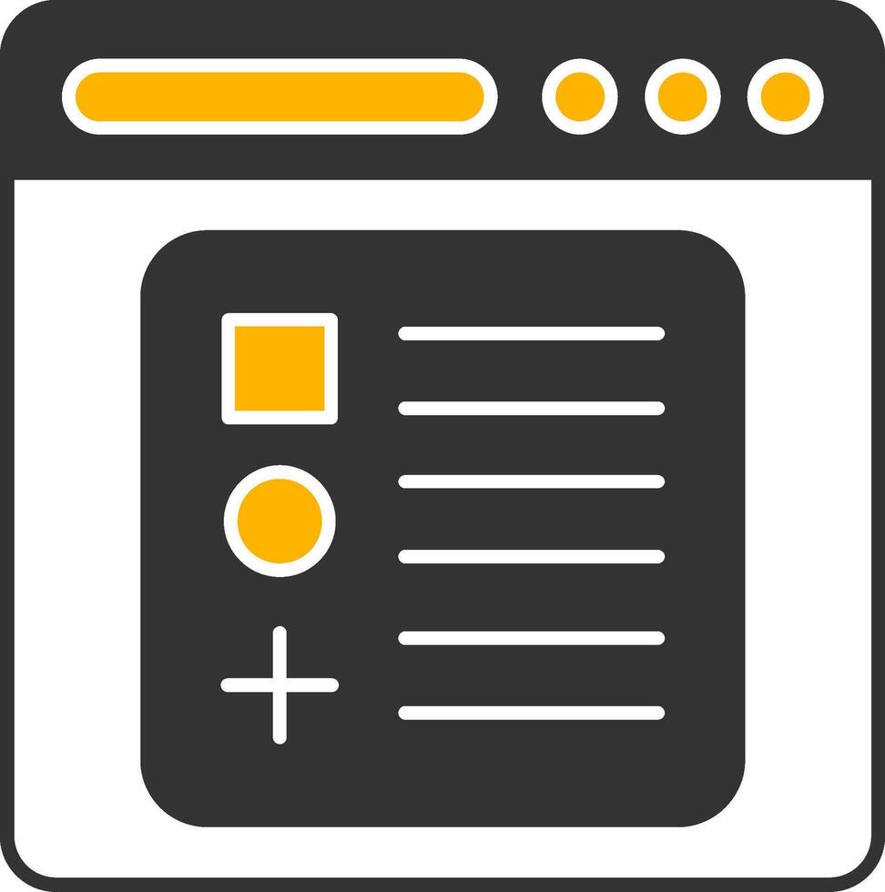 Components Glyph Two Color Icon vector