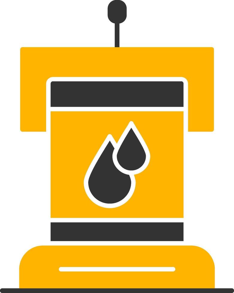 Politics Glyph Two Color Icon vector