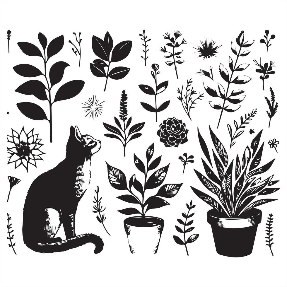 Dog pet silhouette vactor pet lovers digital design black design eps download vector