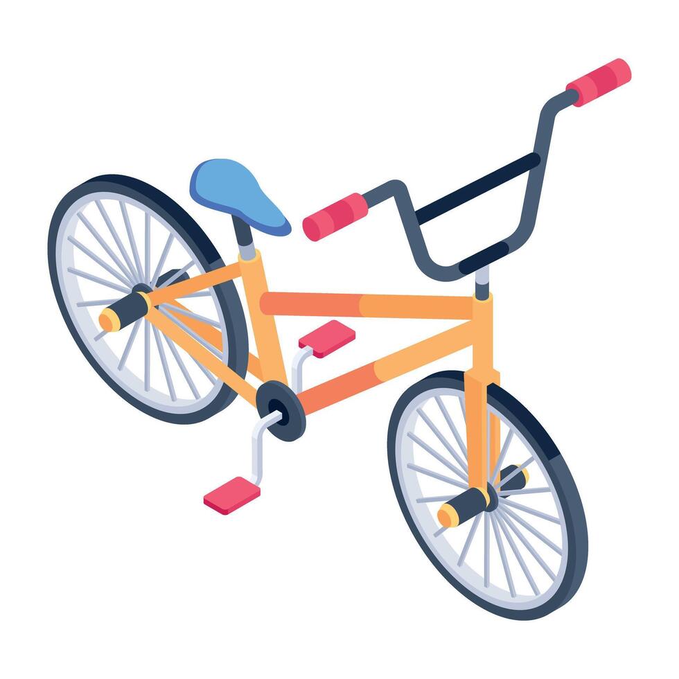 Check this isometric icon of cycle vector