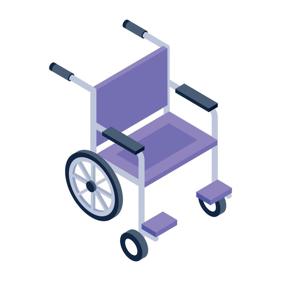 Premium isometric icon of racing cycle vector
