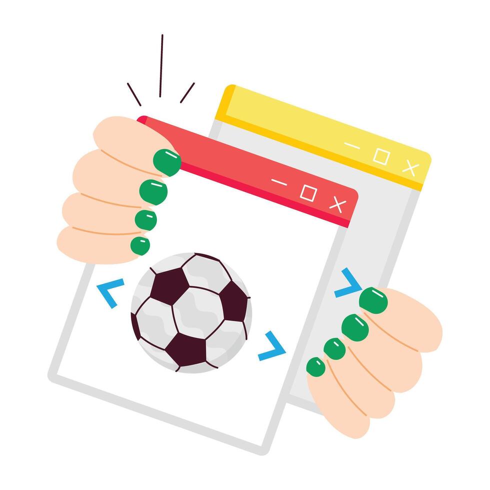 WebA flat sticker of a sports shopping vector