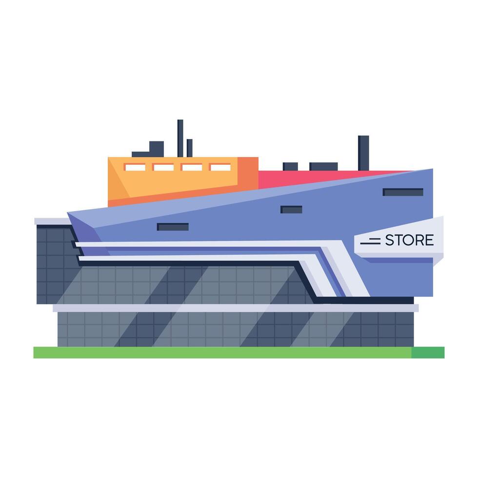 WebModern isometric icon of a superstore Modern isometric icon of a superstore vector